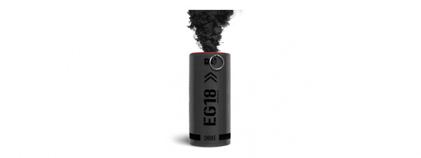 Enola Gaye EG18 High Output Airsoft Wire Pull Large Smoke Grenade (Black)