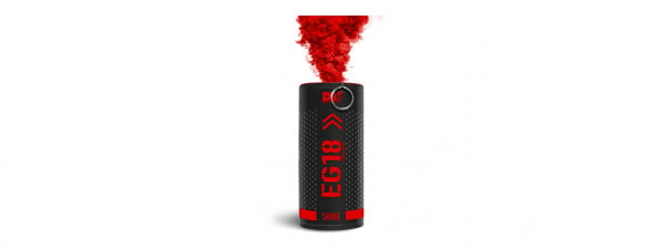 Enola Gaye EG18 High Output Airsoft Wire Pull Large Smoke Grenade (Red)