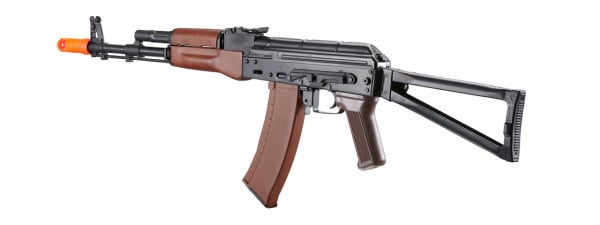 E&L Airsoft New Essential AKS-74N AEG Rifle w/ Wood Handguard (Black)