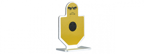 Tac 9 Warriors of Fortitude Metal Targets - 6 Pack ( Yellow )