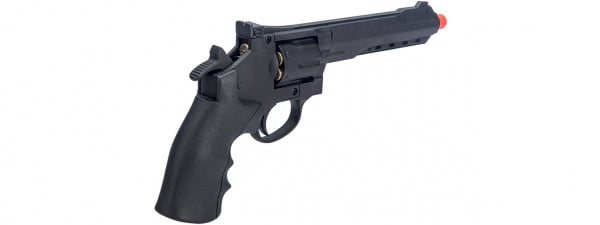 WellFire G296C 12.2" CO2 Swing Out Airsoft Revolver (Black)