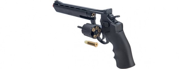 WellFire G296B 13.7" CO2 Swing Out Airsoft Revolver (Black)