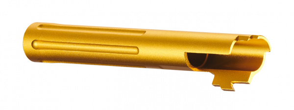 Golden Eagle Straight Fluted Outer Barrel for 5.1 Hi Capas (Gold)