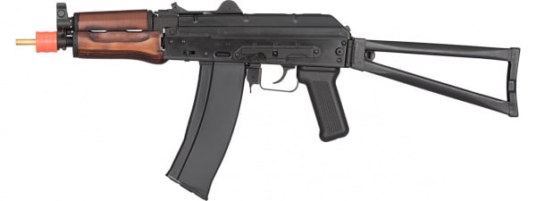 GHK AK-74U GBB Airsoft Rifle ( Black / Wood )