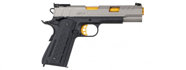 G&G GX45 MKV GBB Airsoft Pistol (Grey/Black/Gold)