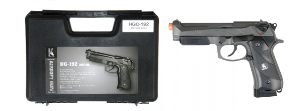 HFC HGC-192 Elite GBB Airsoft Pistol ( Gray )