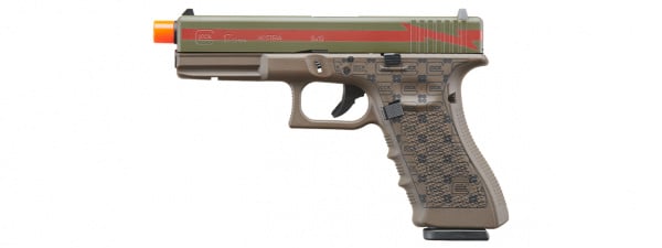 Elite Force GLOCK 17 Gen 4 Gas Blow Back Airsoft Pistol w/ Cerakote Finish (Luxury)