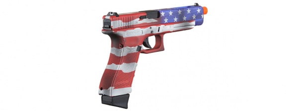 Elite Force GLOCK 17 Gen 4 CO2 Blow Back Airsoft Pistol w/ Cerakote Finish (Old Glory)