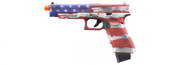 Elite Force GLOCK 17 Gen 4 CO2 Blow Back Airsoft Pistol w/ Cerakote Finish (Old Glory)