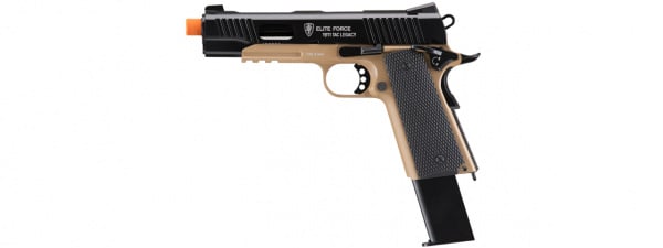 Elite Force 1911 TAC Legacy Edition CO2 Blowback Airsoft Pistol ( Black / Dark Earth )