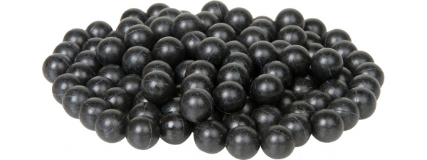 Umarex T4E .43 Cal Reusable Rubber Balls 430 Count ( Black )