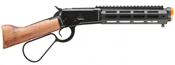 A&K M1873 "Mares Leg" Lever Action Airsoft Gas Rifle w/ M-LOK (Black)