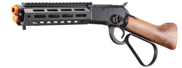 A&K M1873 "Mares Leg" Lever Action Airsoft Gas Rifle w/ M-LOK (Black)