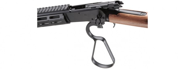 A&K M1873 "Mares Leg" Lever Action Airsoft Gas Rifle w/ M-LOK (Black)