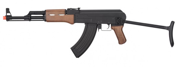 JG Full Metal AK47 Faux Wood Metal Gearbox AEG Rifle ( Black )