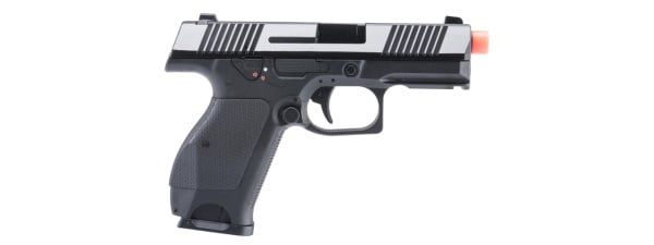 Kizuna Works KW-15K Gas Blowback Airsoft Pistol (Chrome/Black)