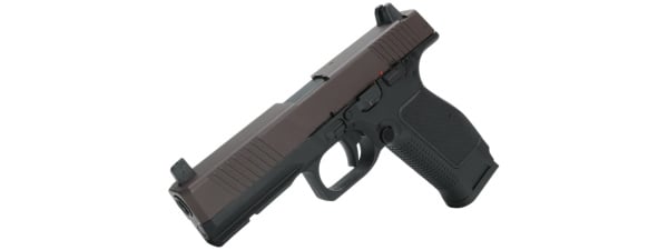 Kizuna Works MKW Full Sized Gas Blowback Airsoft Pistol (Metal/Cerakote Brown)