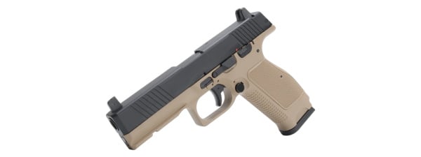 Kizuna Works MKW Full Sized Gas Blowback Airsoft Pistol (Tan/Black)