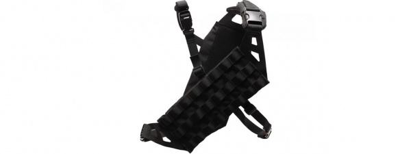 Laylax Cross Chest Lightweight Molle Bandolier Sling Rig ( Black )