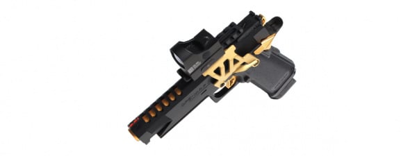 Laylax Aluminum Custom Neo Scope Mount Base for TM Hi-Capa GBB Pistols (Gold)