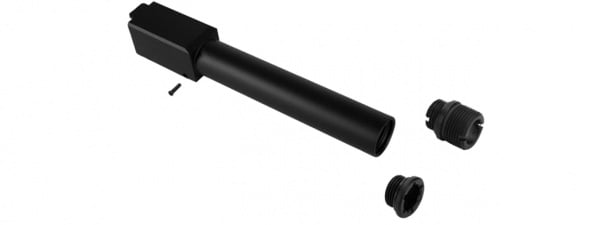 Laylax 2 Way Fixed Non-Recoiling Outer Barrel for Umarex Glock 17 Gen 4 (Black)