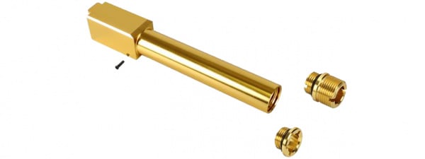 Laylax 2 Way Fixed Non-Recoiling Outer Barrel for Umarex Glock 17 Gen 4 (Gold)