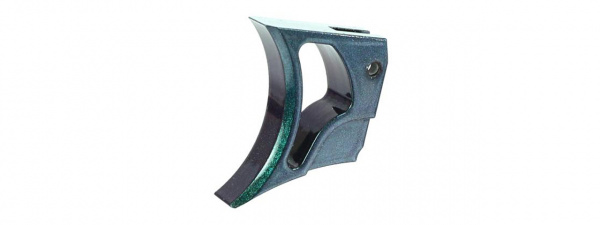 Laylax Zanshin Omega Round Trigger for Hi-Capa Airsoft Pistols (Midori Green)