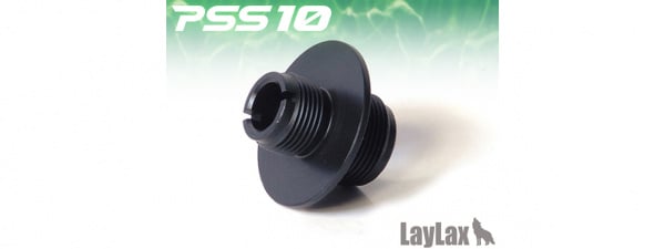 Laylax PSS10 S.A.S. Silencer Attachment for VSR-10 G-Spec Sniper (14mm CW)