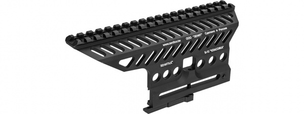 LCT Z-Series B-13 AK74 Classic Rail Platform Above Receiver ( Black )