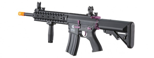 Lancer Tactical LT-12 RIS Gen 2 EVO M4 AEG Airsoft Rifle Core Series (Black & Purple)