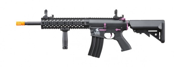 Lancer Tactical LT-12 RIS Gen 2 EVO M4 AEG Airsoft Rifle Core Series (Black & Purple)