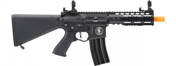 Lancer Tactical Proline 7" KeyMod Airsoft AEG Rifle w/ Stubby Stock (Black)