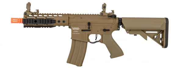 Lancer Tactical LT-14BT-G2-ME ETC & FULL METAL Proline 9" M4 Carbine AEG Airsoft Rifle ( Tan )