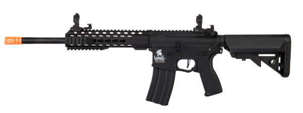 Lancer Tactical LT-19B-G2-E 10" Hybrid ETU & METAL RAILS M4 Carbine AEG Airsoft Rifle ( Black )