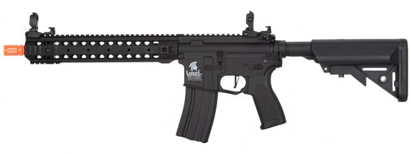 Lancer Tactical LT-24BA12-G2-E Hybrid ETU & METAL RAILS M4 Carbine AEG Airsoft Rifle ( Black )