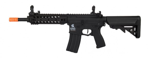 Lancer Tactical LT-24BA8-G2-E Hybrid ETU & METAL RAILS M4 Carbine AEG Airsoft Rifle ( Black )