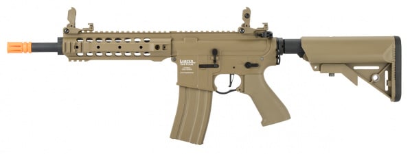 Lancer Tactical LT-24 M4 CQB ETC & FULL METAL ProLine AEG Airsoft Rifle ( Tan )