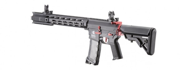 Lancer Tactical Gen 3 M4 SPR Interceptor Airsoft AEG Rifle (Red)