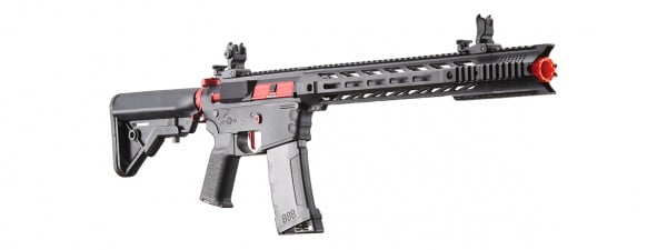 Lancer Tactical Gen 3 M4 SPR Interceptor Airsoft AEG Rifle (Red)