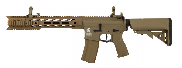 Lancer Tactical LT-25TA10-G2-E Hybrid ETU & METAL RAILS Gen 2 M4 Airsoft AEG Airsoft Rifle ( Tan )