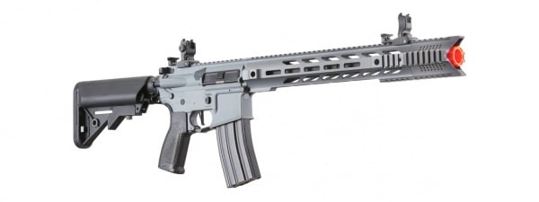 Lancer Tactical LT-25 Hybrid ETU & METAL RAILS Gen 2 M4 SPR "Interceptor" Airsoft AEG ( Gray )