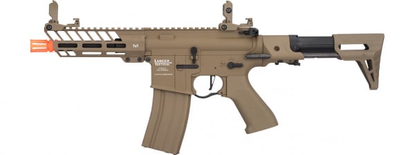 Lancer Tactical Needletail M4 PDW ProLine ETC & Full Metal AEG ( Tan / Low FPS )