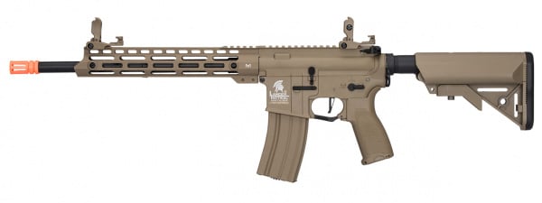 Lancer Tactical Enforcer Hybrid ETU & METAL RAILS Gen 2 BLACKBIRD AEG Airsoft Rifle ( Tan )