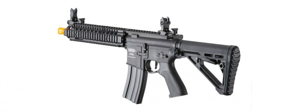 Lancer Tactical Proline ETU MK18 Full Metal Airsoft AEG Rifle w/ Delta Stock (Black)