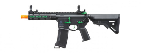 Lancer Tactical Gen 3 Hellion 7" LT-32BAZ7-G3 M-LOK Airsoft AEG Rifle (Black/Green)