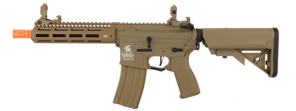 Lancer Tactical LT-32TA8-G2-E 8" Hybrid ETU & METAL RAILS Gen 2 M4 Airsoft AEG ( Tan )