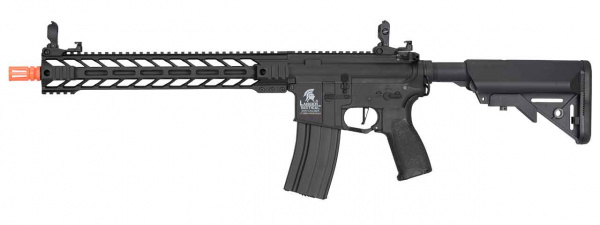 Lancer Tactical Enforcer Hybrid ETU & METAL RAILS Gen 2 Battle Hawk 14" AEG (Black)