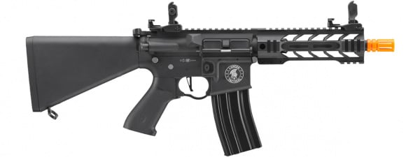 Lancer Tactical Proline 7" M-LOK Battle Hawk Airsoft AEG w/ Stubby Stock (Black)