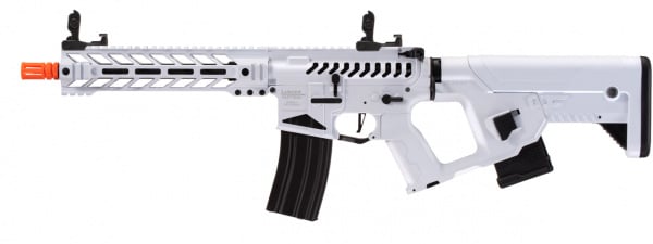 Lancer Tactical Enforcer Battle Hawk 10" Skeleton ProLine ETC & Full Metal AEG w/ Alpha Stock ( White / High FPS )