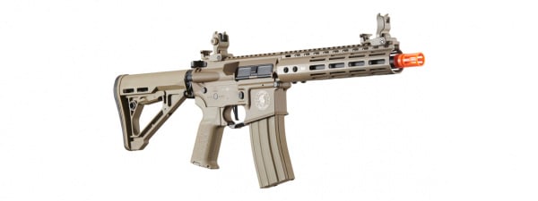 Lancer Tactical Archon 9" M-LOK Proline Series Full Metal M4 AEG Airsoft Rifle w/ ETU and Delta Stock (Tan)